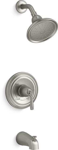 One Handle Single Function Bathtub & Shower Faucet in Vibrant&reg; Brushed Nickel (Trim Only)