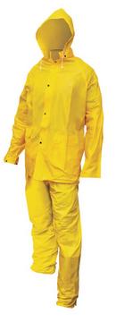 SAS Safety Yellow PVC and Polyester 3-piece Rain Suit in Yellow 