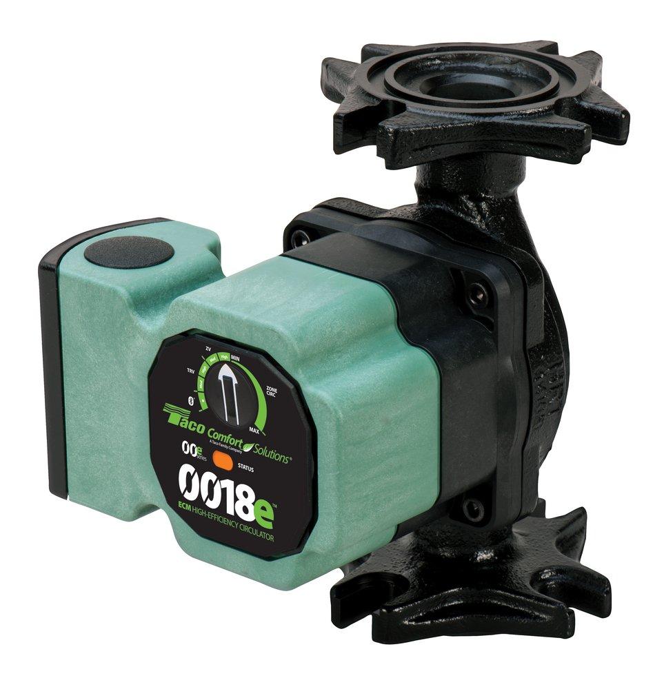 Taco Green Flanged ECM High Efficiency Water Circulator with Bluetooth 