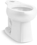 Elongated Toilet Bowl in White