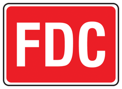 10 x 14 in. Aluminum Non-Lighted Sign