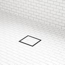4 in. Square Shower Drain in Matte Black