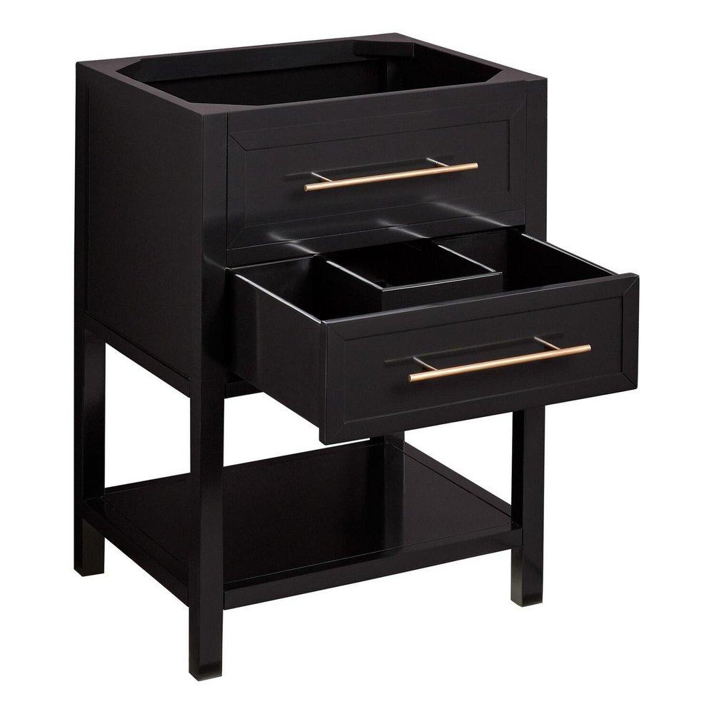 Signature Hardware Black 36 in. Floor Mount Vanity 