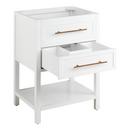 Signature Hardware Bright White 60 in. Floor Mount Vanity 