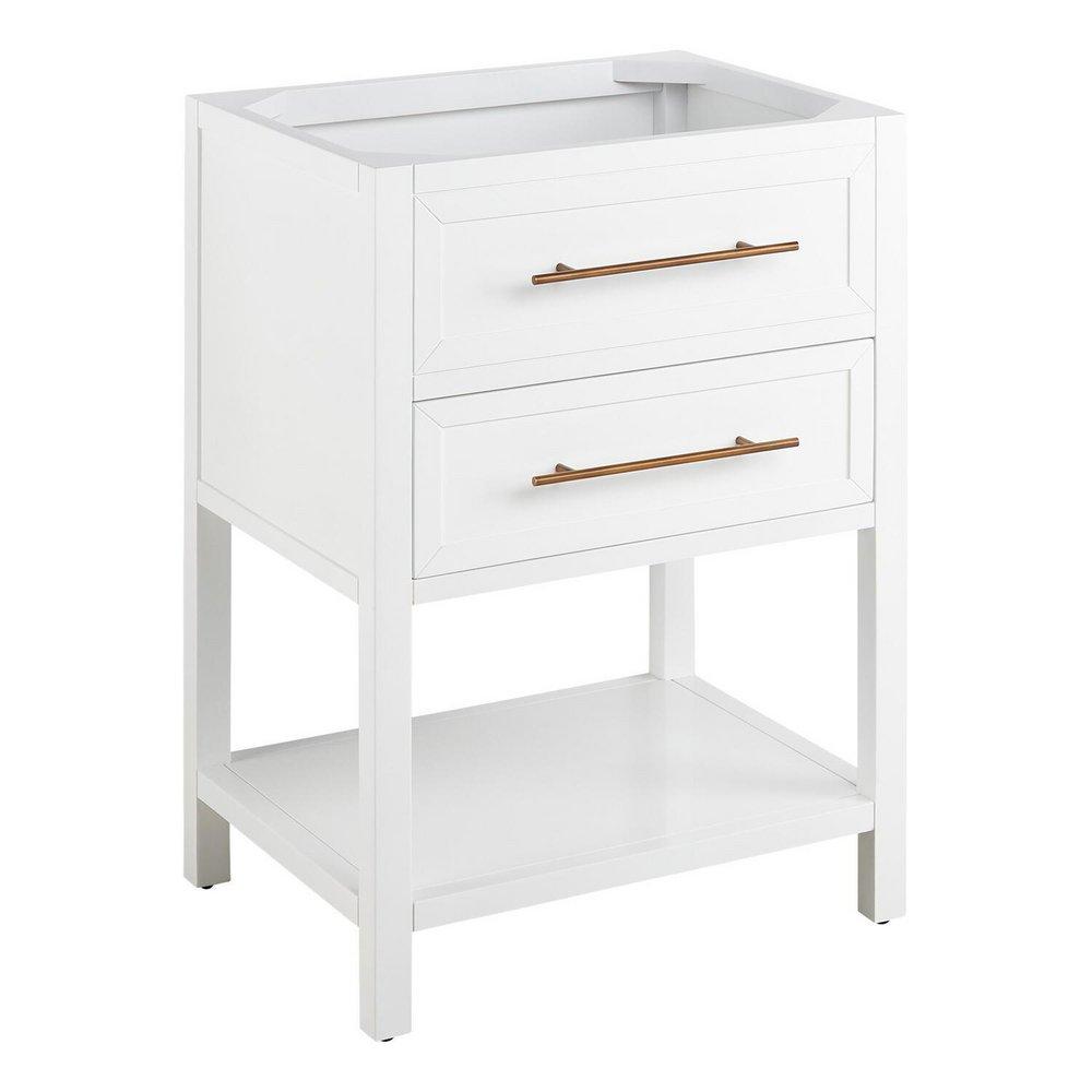 Signature Hardware Bright White 24 in. Floor Mount Vanity 
