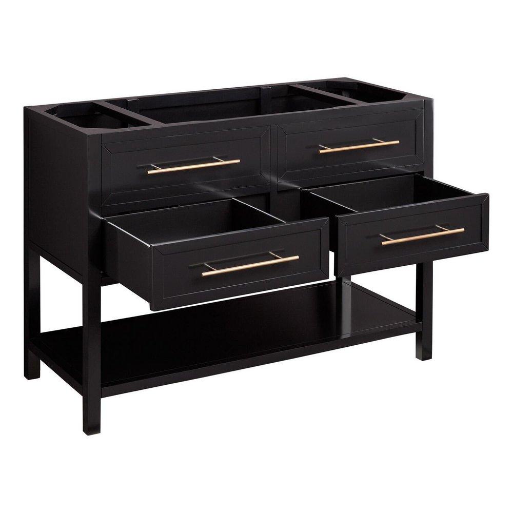 Signature Hardware Black 36 in. Floor Mount Vanity 