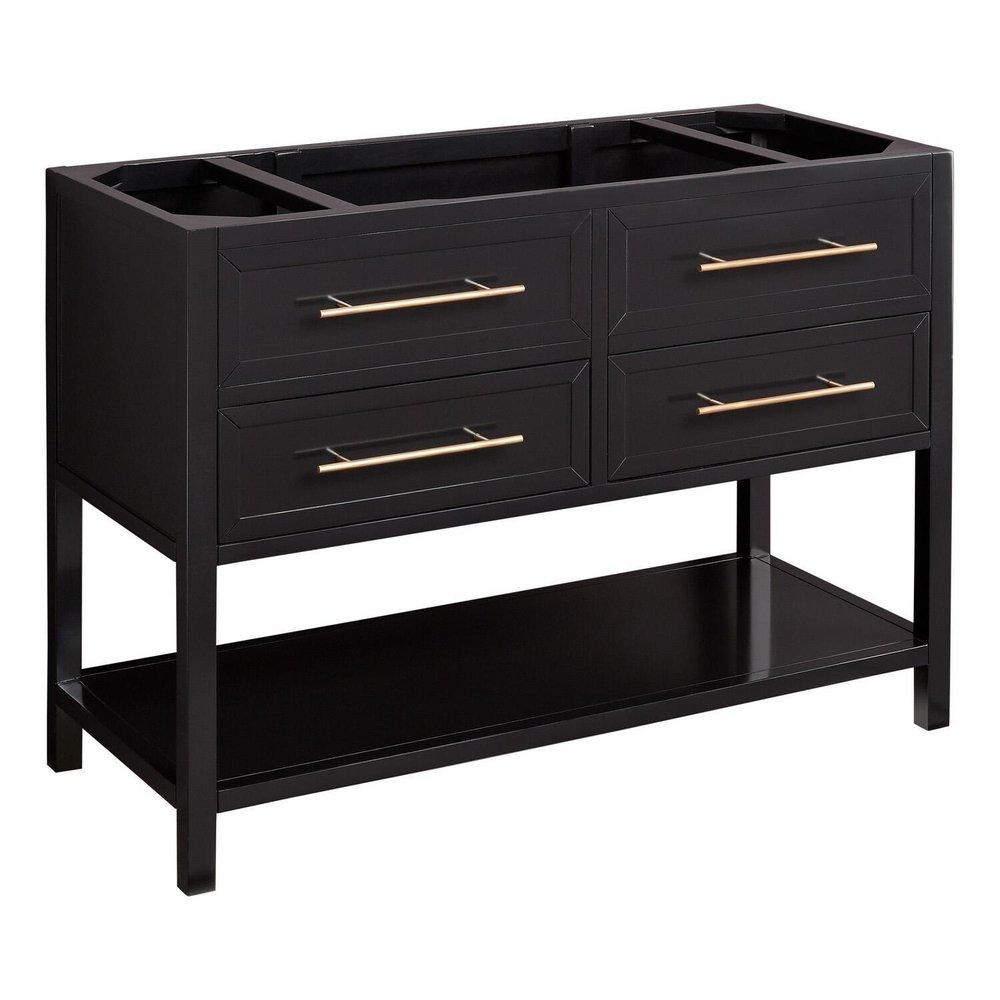 Signature Hardware Black 36 in. Floor Mount Vanity 