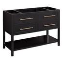 Signature Hardware Black Floor Mount Vanity 