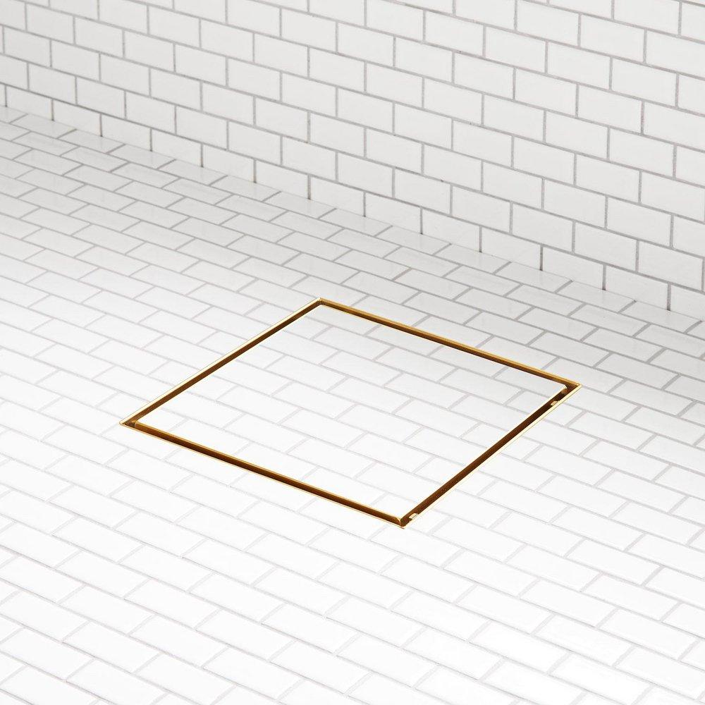 Signature Hardware 2-1/8 in. Tapered Shower Drain 