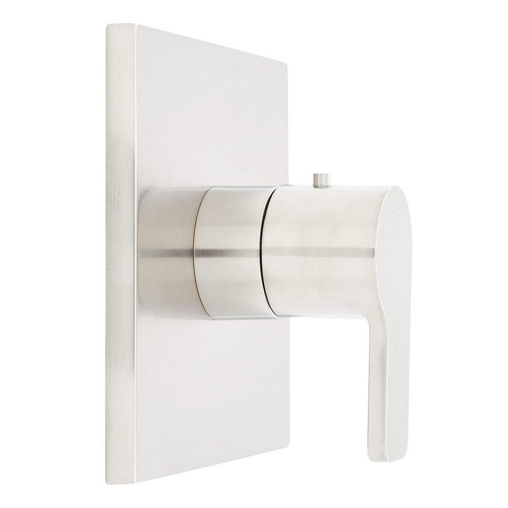 Signature Hardware Brushed Nickel Single Handle Thermostatic Valve Trim Only 
