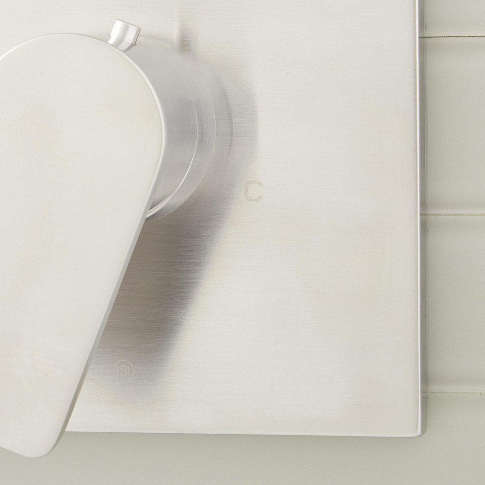 Signature Hardware Brushed Nickel Single Handle Thermostatic Valve Trim Only 