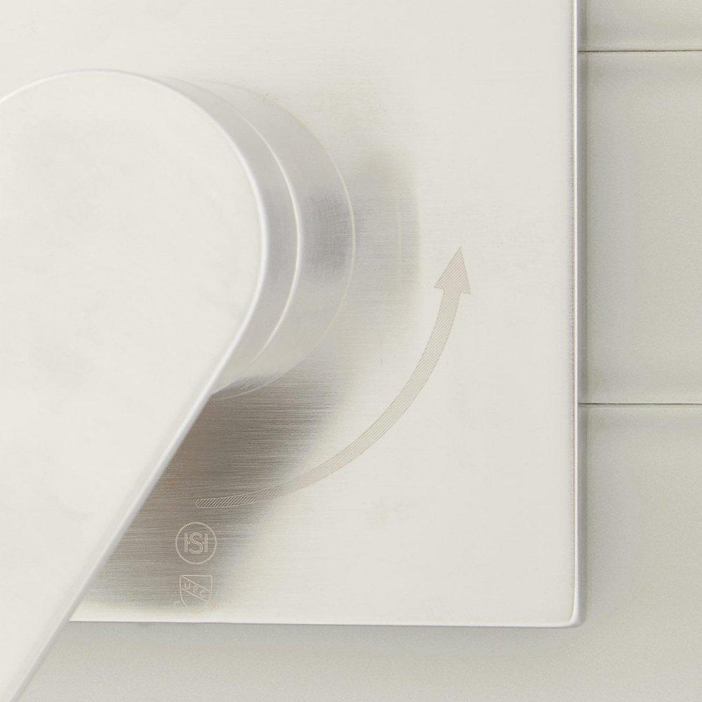 Signature Hardware Brushed Nickel Single Handle Volume Control Trim Only 