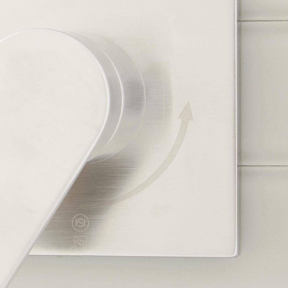 Signature Hardware Brushed Nickel Single Handle Volume Control Valve Trim 