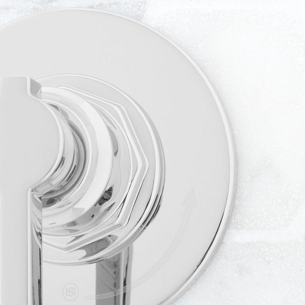Signature Hardware Chrome Single Handle Volume Control Trim Only 