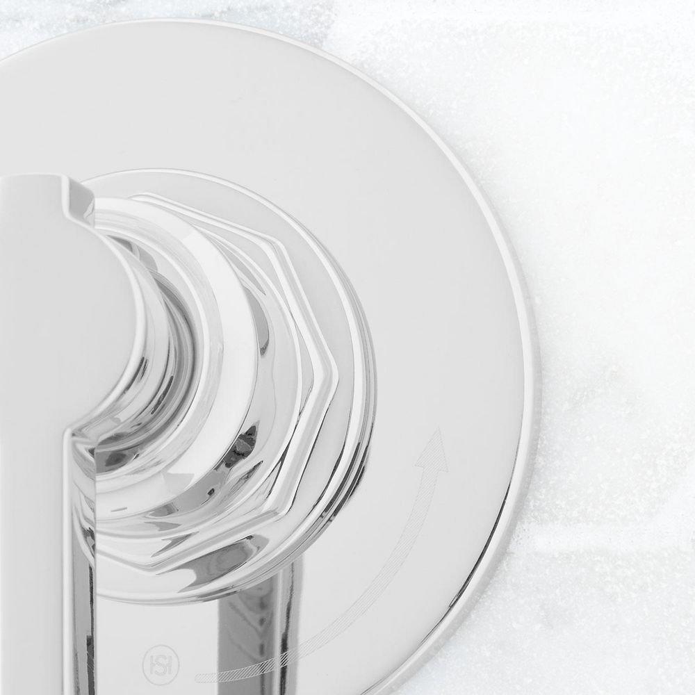 Signature Hardware Chrome Single Handle Bathtub & Shower Faucet (Trim Only) 