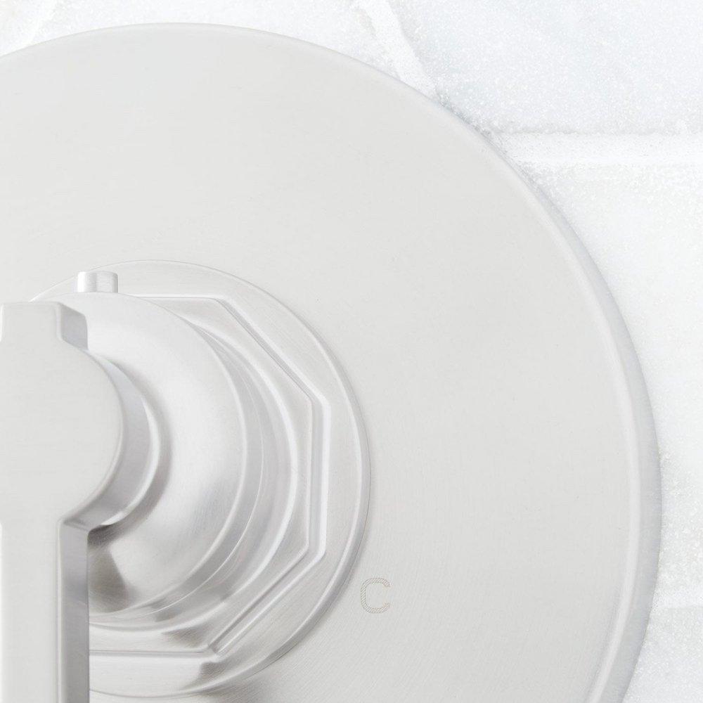 Signature Hardware Brushed Nickel Single Handle Thermostatic Valve Trim Only 