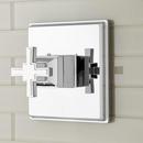 Cross Handle Thermostatic Valve in Polished Chrome