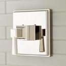 Signature Hardware Polished Nickel Lever Handle Thermostatic Valve 