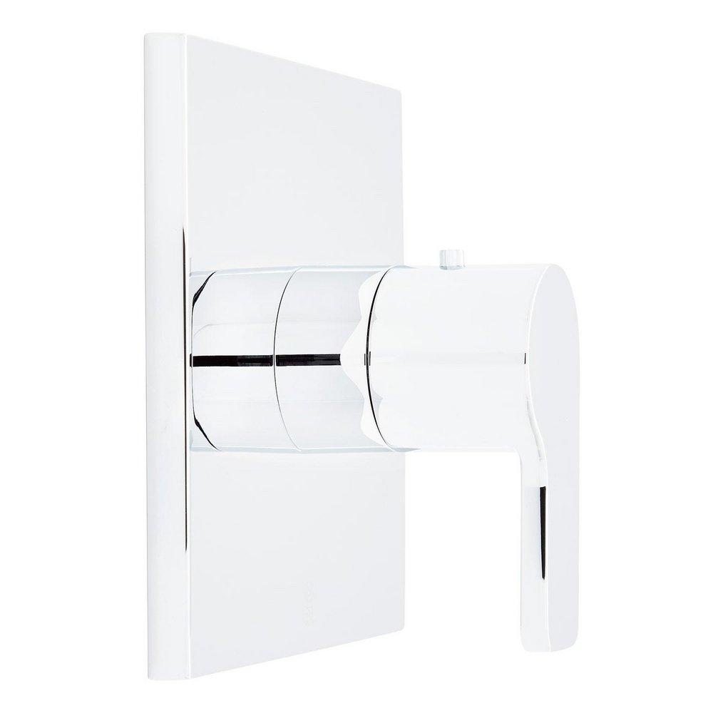 Signature Hardware Chrome Single Handle Thermostatic Valve Trim Only 