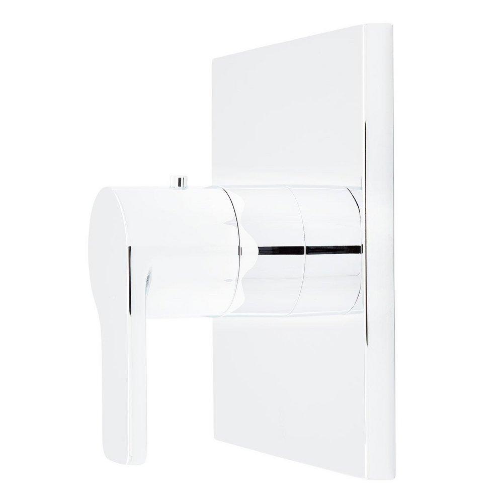 Signature Hardware Chrome Single Handle Thermostatic Valve Trim Only 
