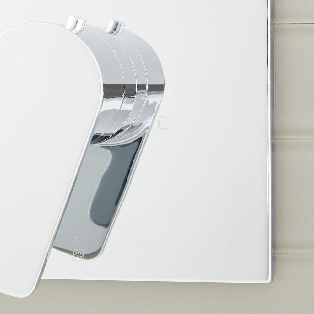 Signature Hardware Chrome Single Handle Thermostatic Valve Trim 