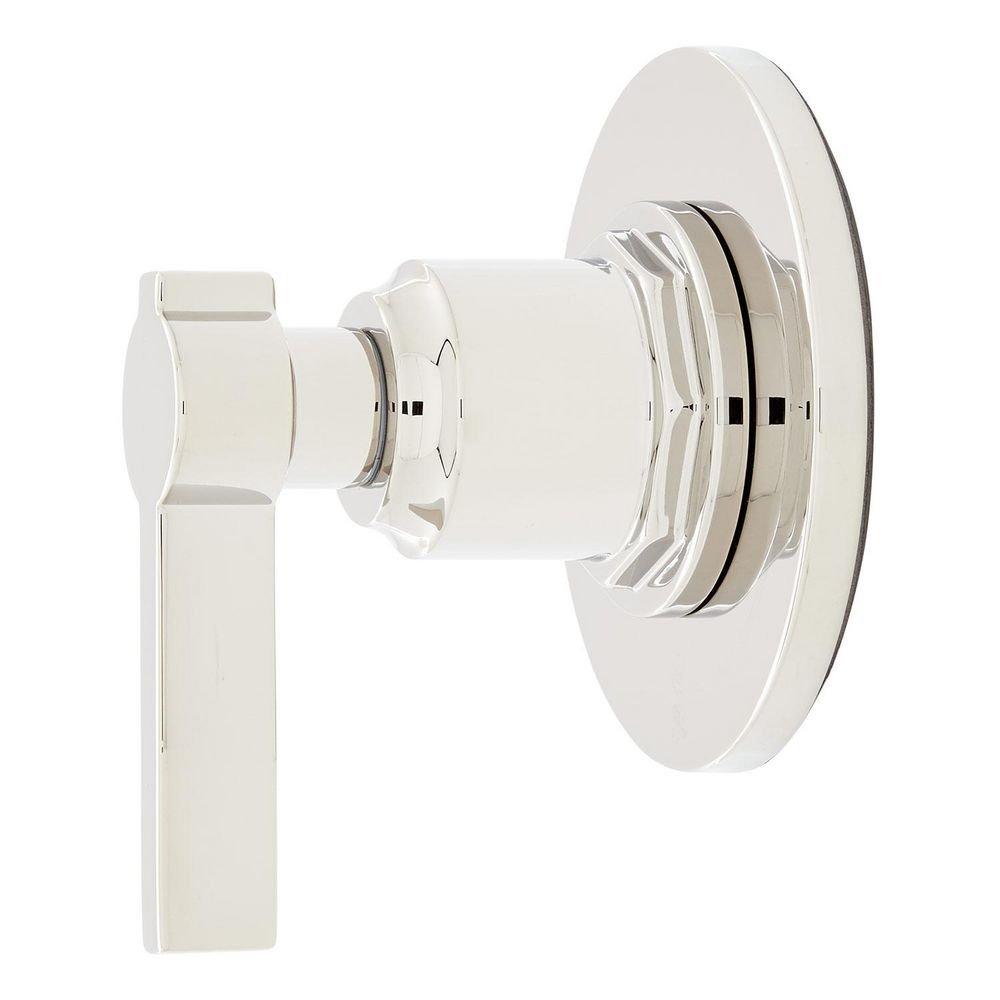 Signature Hardware Polished Nickel Single Handle Bathtub & Shower Faucet (Trim Only) 