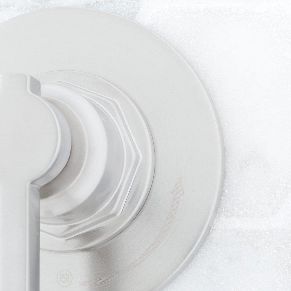 Signature Hardware Brushed Nickel Single Handle Volume Control Trim Only 