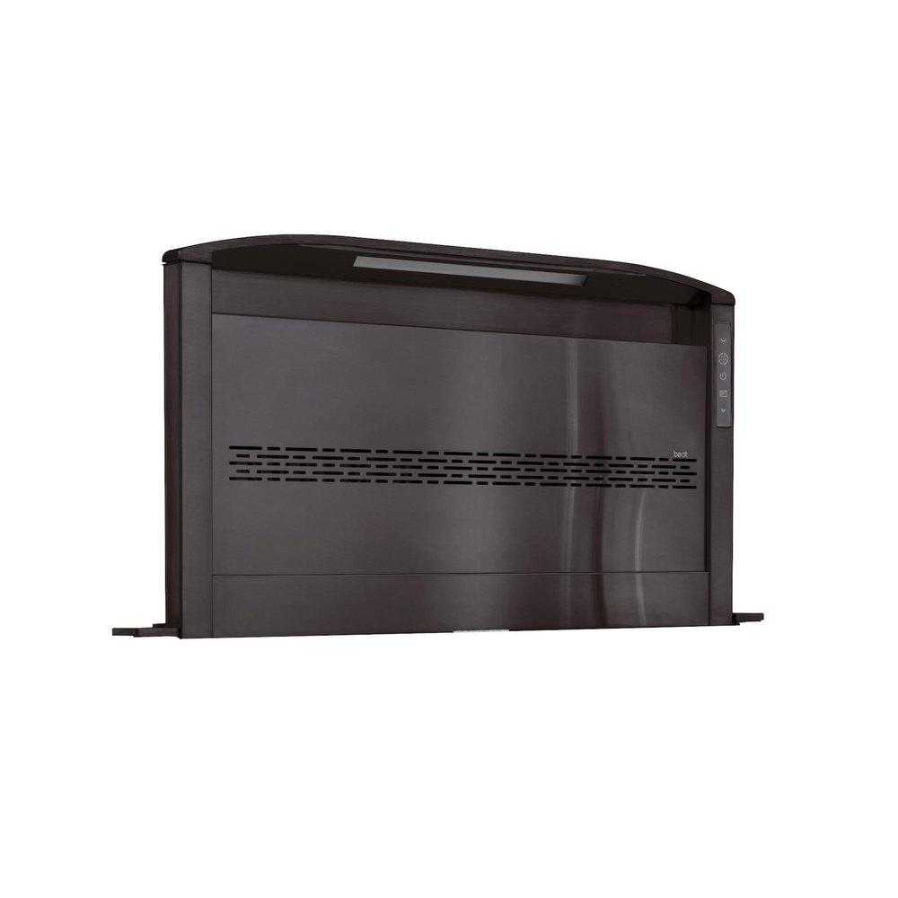 BEST&reg; Black Stainless Steel 36 in. Downdraft Range Hood 