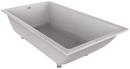 65 x 35-3/8 in. Soaker Drop-in Bathtub with Reversible Drain in Gloss White