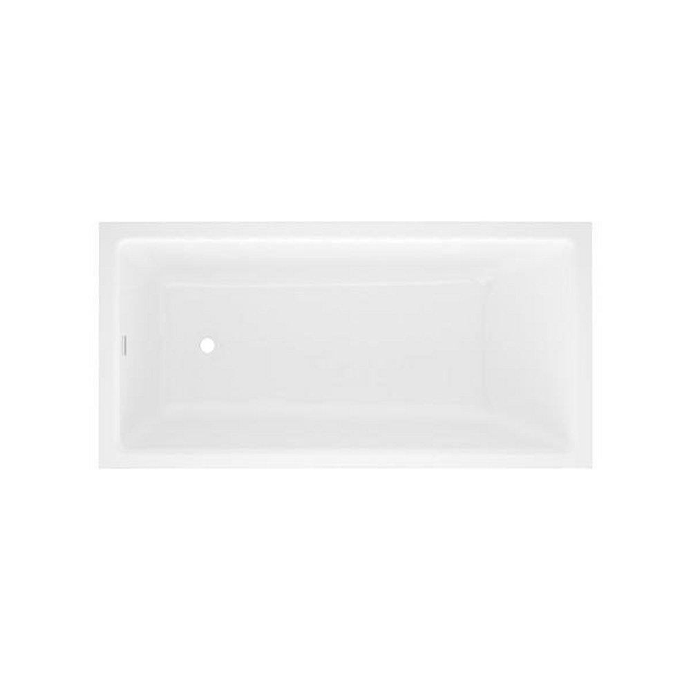 ROHL&reg; White 60 x 30 in. Drop-in/Undermount Bathtub Left, Reversible and Right Drain 