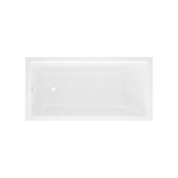 60 x 30 in. Drop-in/Undermount Bathtub Universal Drain in White