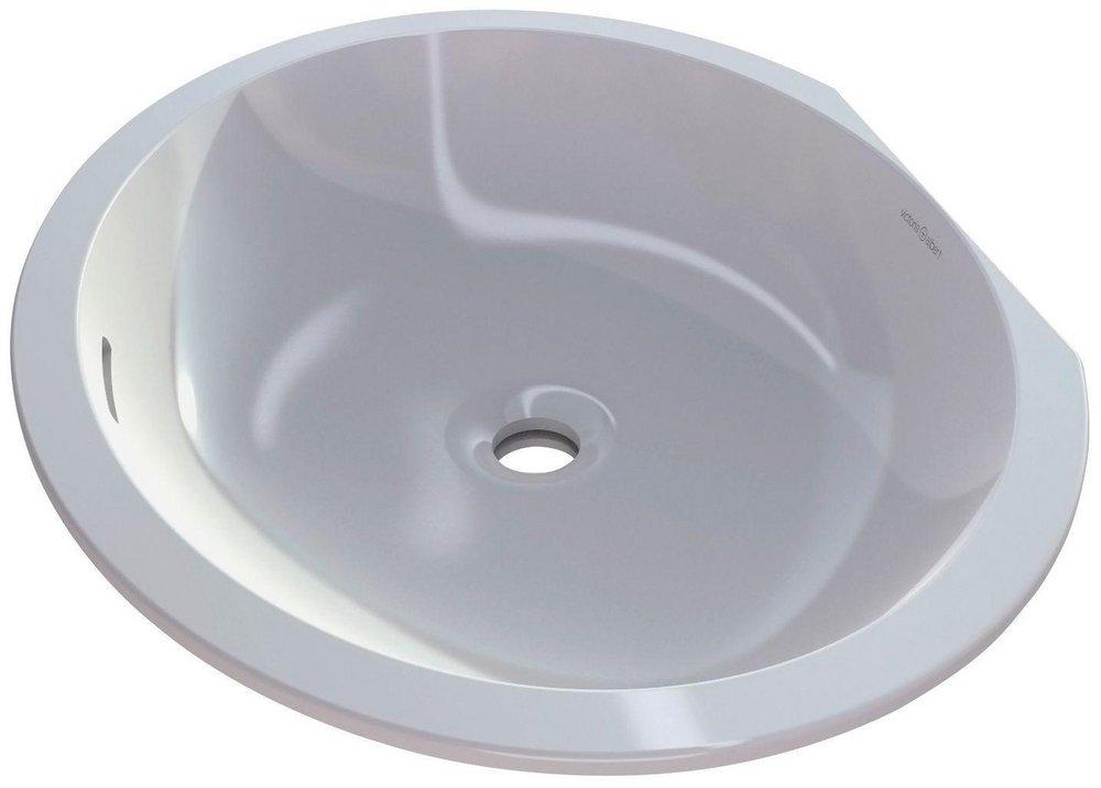 Victoria+Albert&reg; Gloss White Undermount Bathroom Sink 