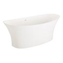 Signature Hardware White 67 x 30 in. Freestanding Bathtub 