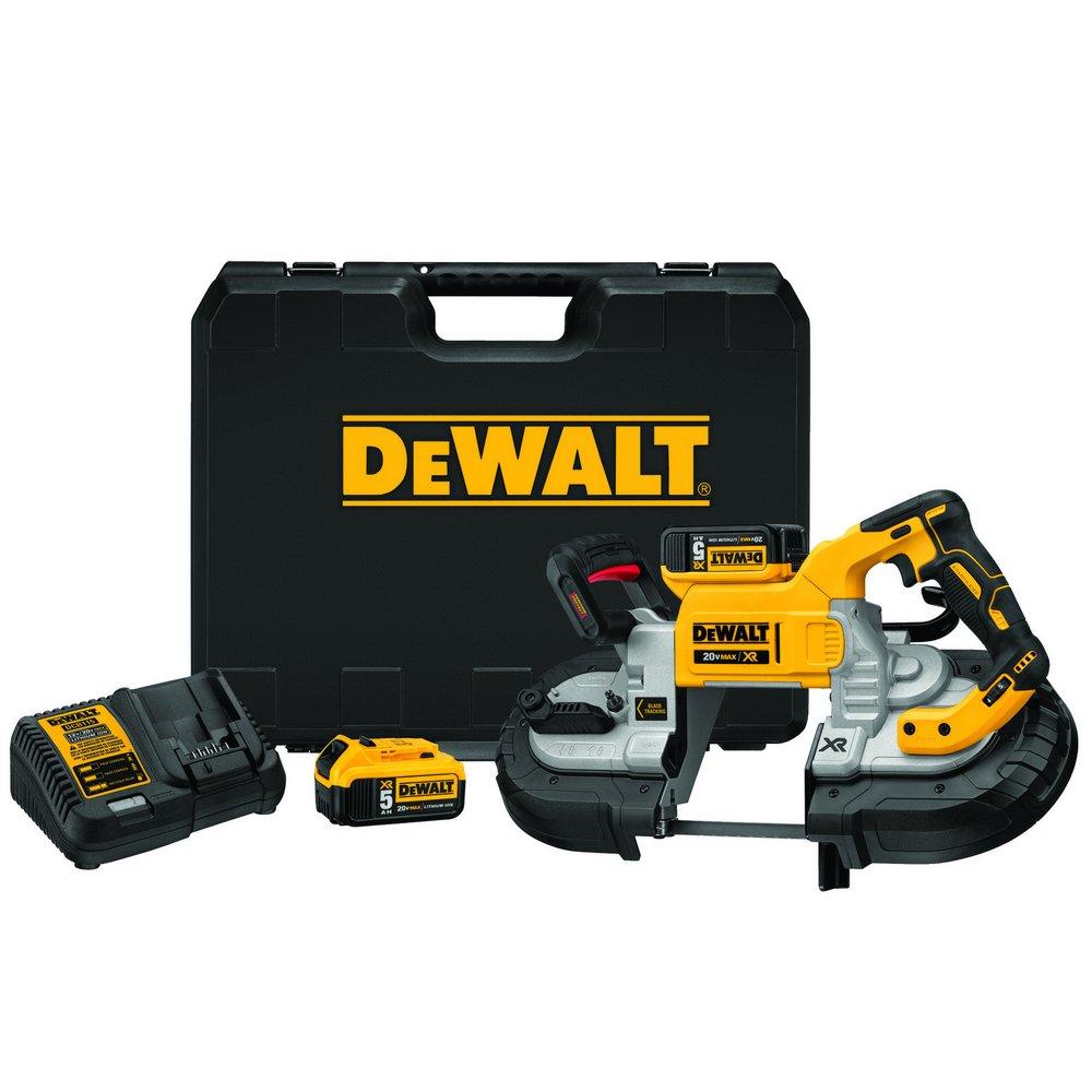 DEWALT Yellow Cordless Lithium-ion Battery Band Saw Tool Kit 