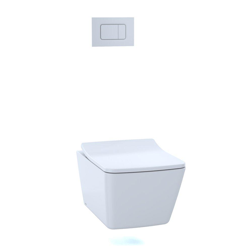 TOTO Cotton Square Closed Front with Cover Toilet Seat 