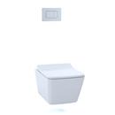 TOTO Cotton Square Closed Front with Cover Toilet Seat 