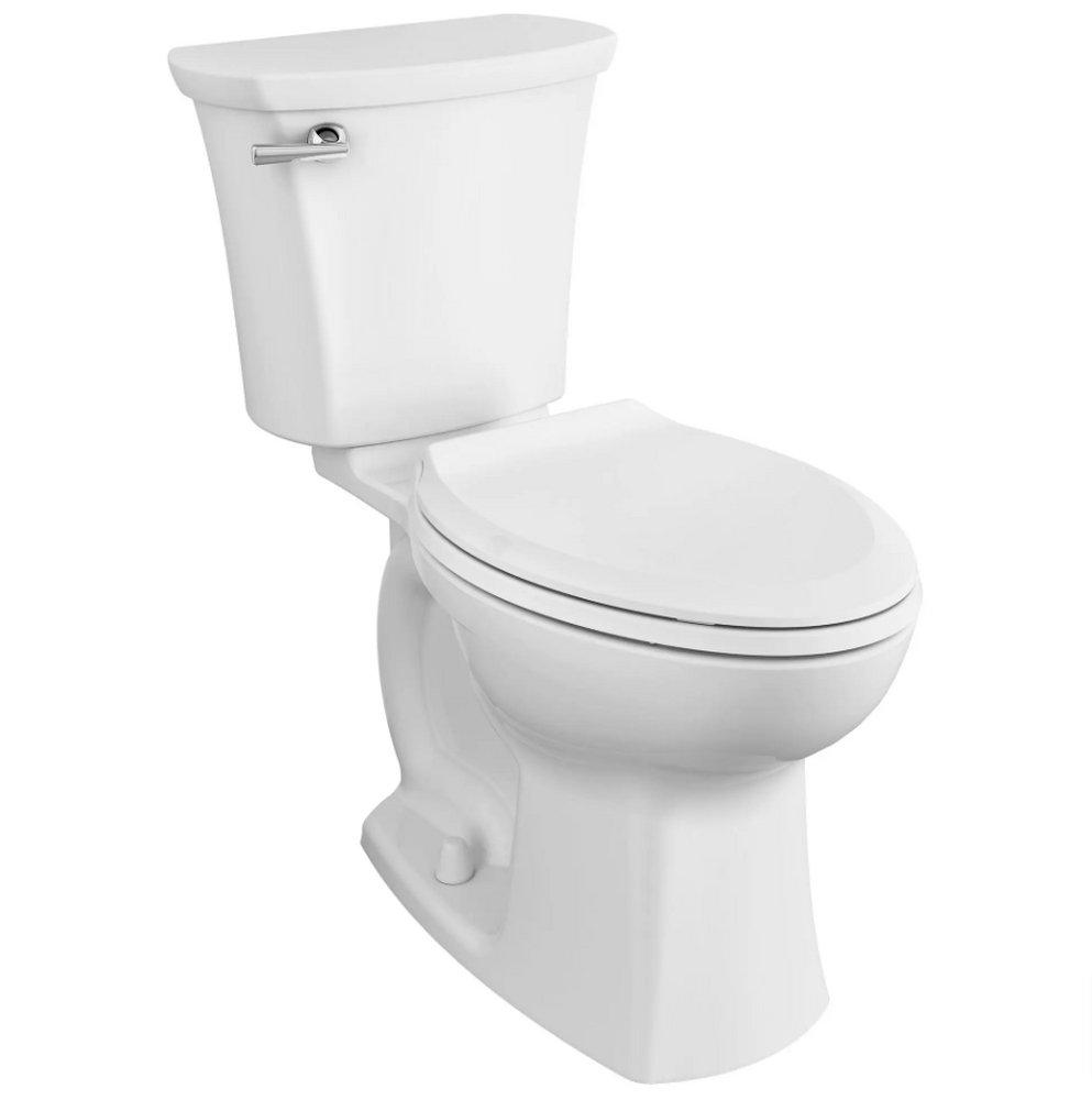 American Standard White 1.28 gpf Elongated Floor Mount Two Piece Toilet 