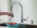 Pfister Brushed Gold Single Handle Pull Down Kitchen Faucet 