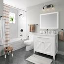 PROFLO&reg; Matte Black 24 in. Towel Bar 