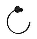 PROFLO&reg; Matte Black Towel Ring 