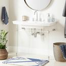 Signature Hardware Chrome Consoles Bathroom Sink 