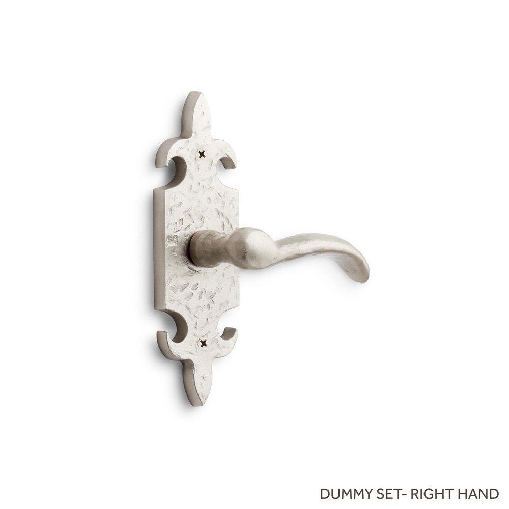 Signature Hardware Dark Bronze 2-3/4 in. Lever Dummy Left Hand Lever Set 