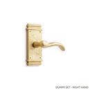 2-3/4 in. Lever Dummy Right Hand Lever Set in Brushed Nickel