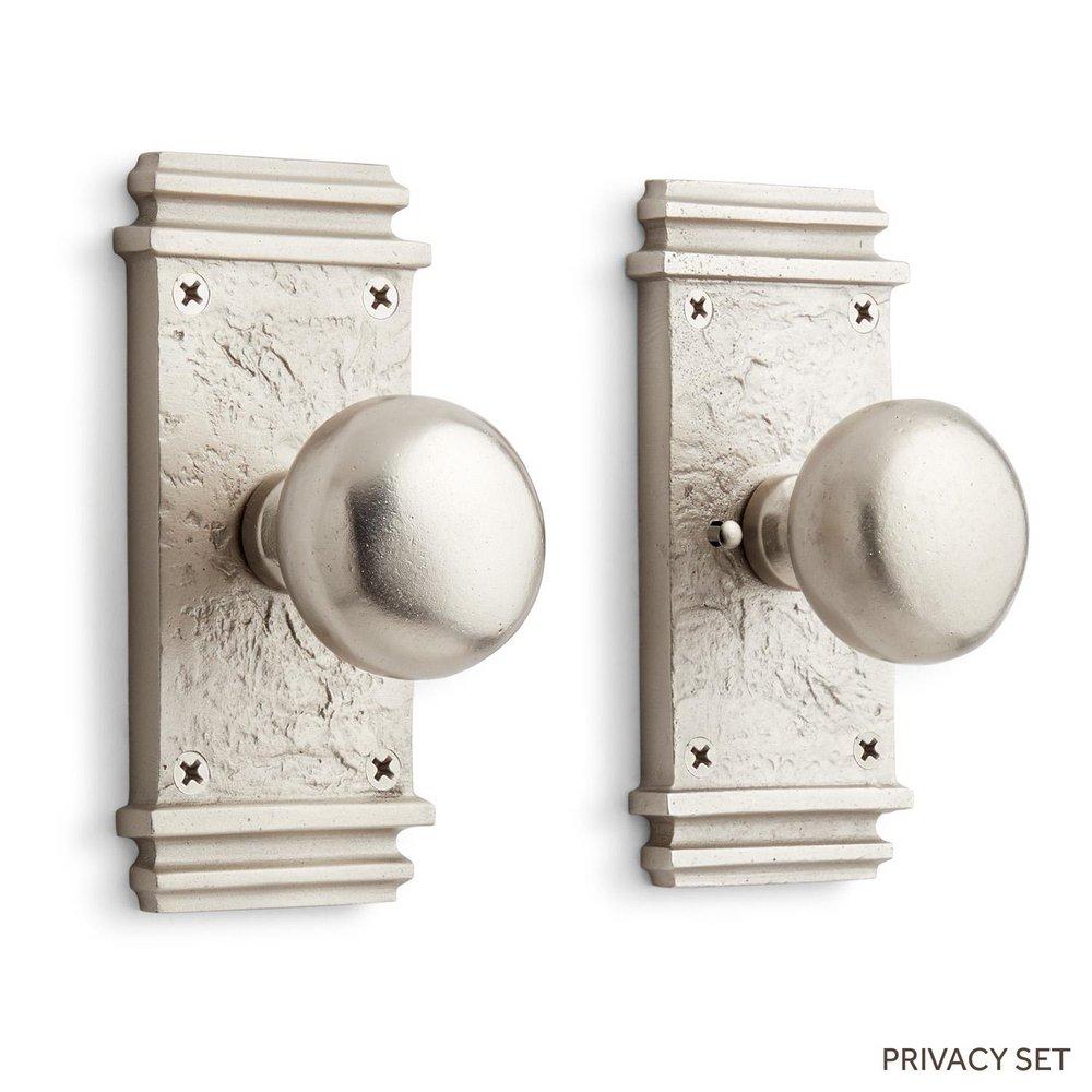Signature Hardware Dark Bronze 5-7/8 in. Bronze Passage Door Set Knob 2-3/4 in. Backset 