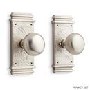5-7/8 in. Bronze Passage Door Set Knob 2-3/4 in. Backset in Dark Bronze