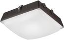 35W 1-Light LED Outdoor Ceiling Fixture in Dark Bronze