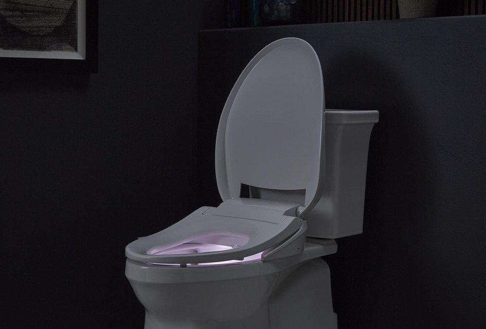 KOHLER White Elongated Closed Front Bidet 