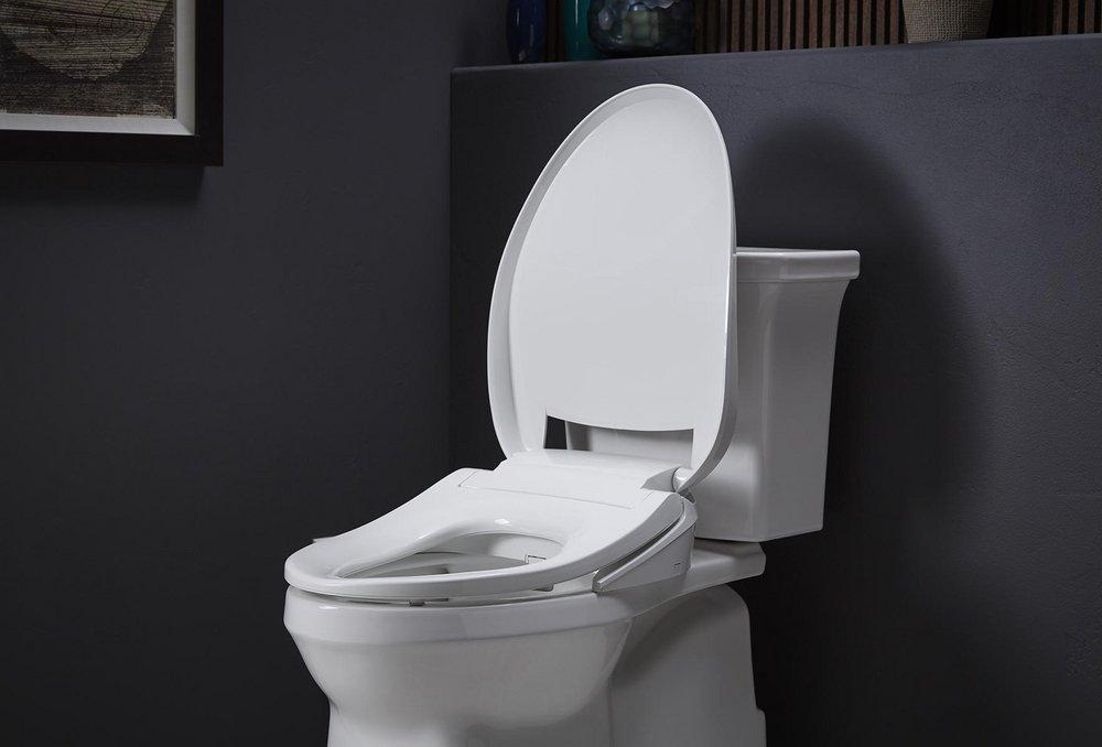 KOHLER White Elongated Closed Front Bidet 