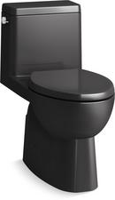 KOHLER Black 1.28 gpf Elongated Floor Mount One Piece Toilet 