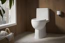 KOHLER White 1.28 gpf Elongated Floor Mount One Piece Toilet 